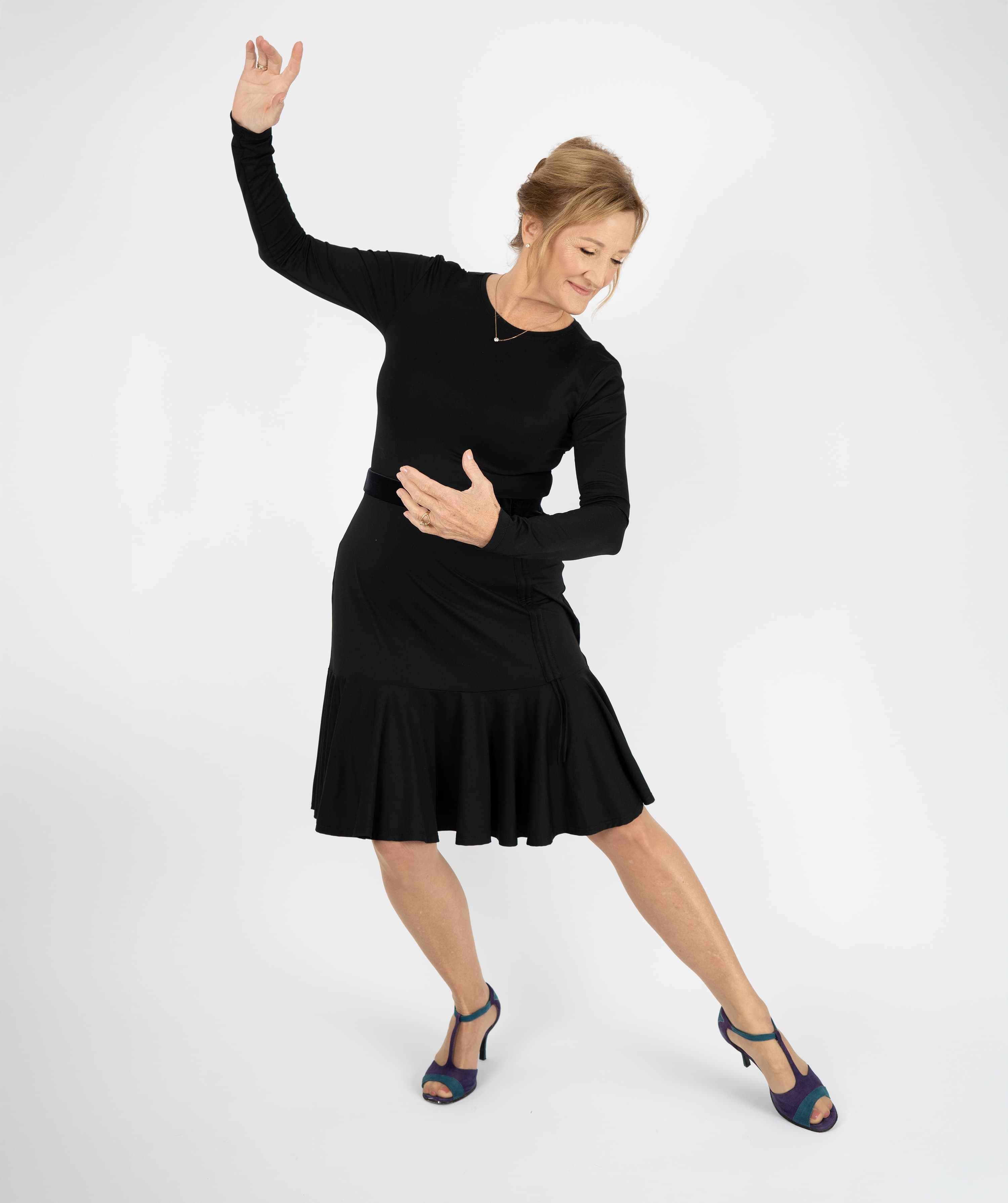 Cuban Heat Latin Skirt | Adjustable Ruffle Skirt