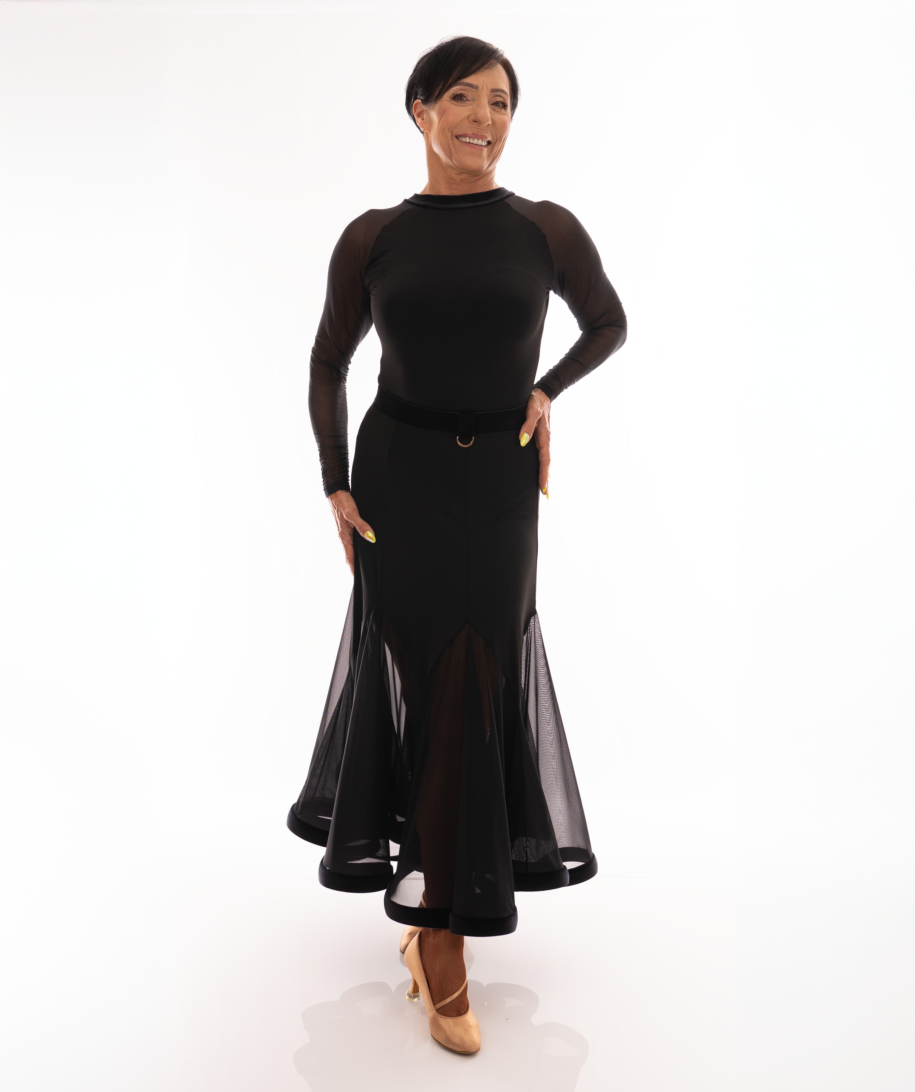 Ballroom Skirt w inserts