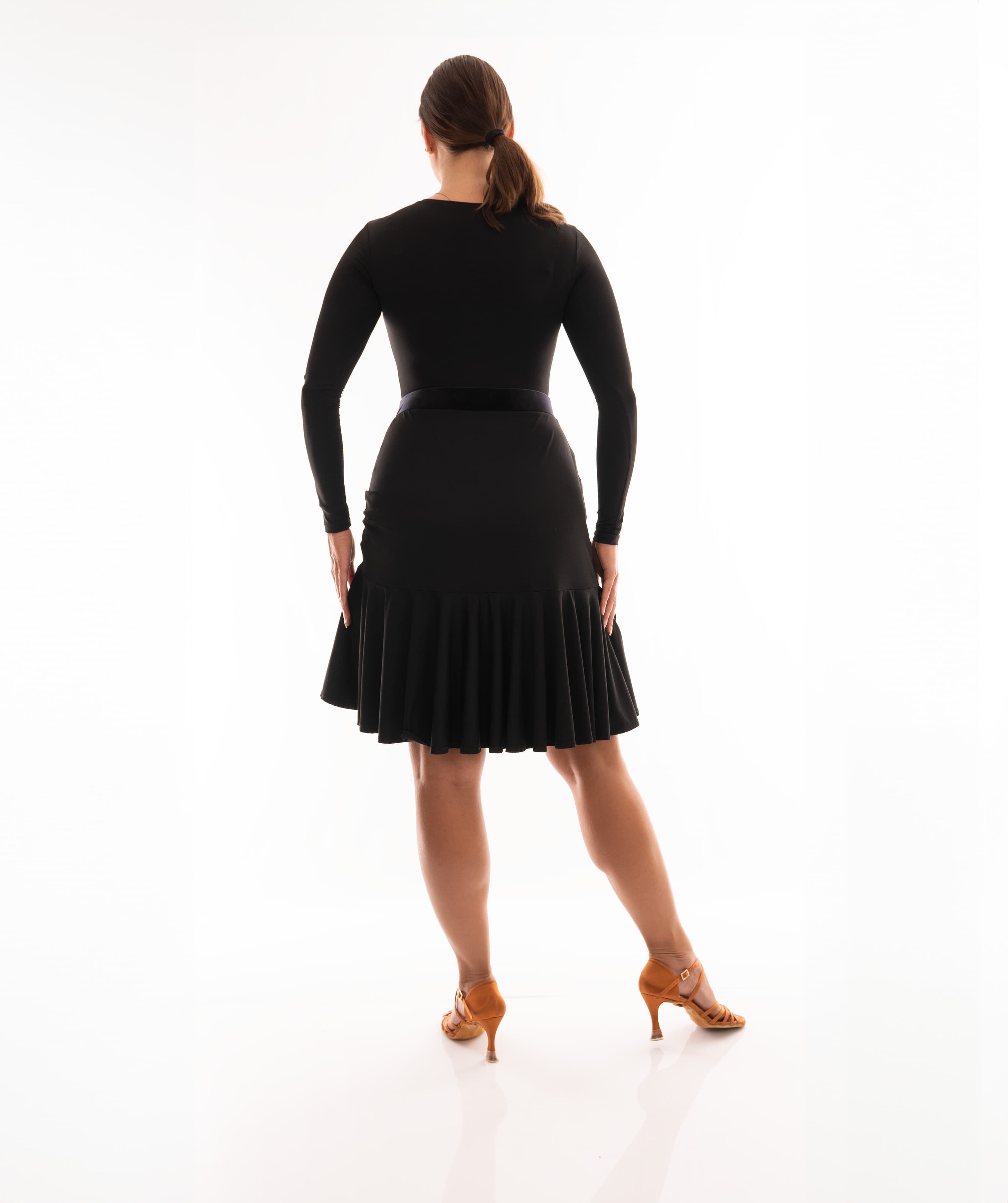 Cuban Heat Latin Skirt | Adjustable Ruffle Skirt