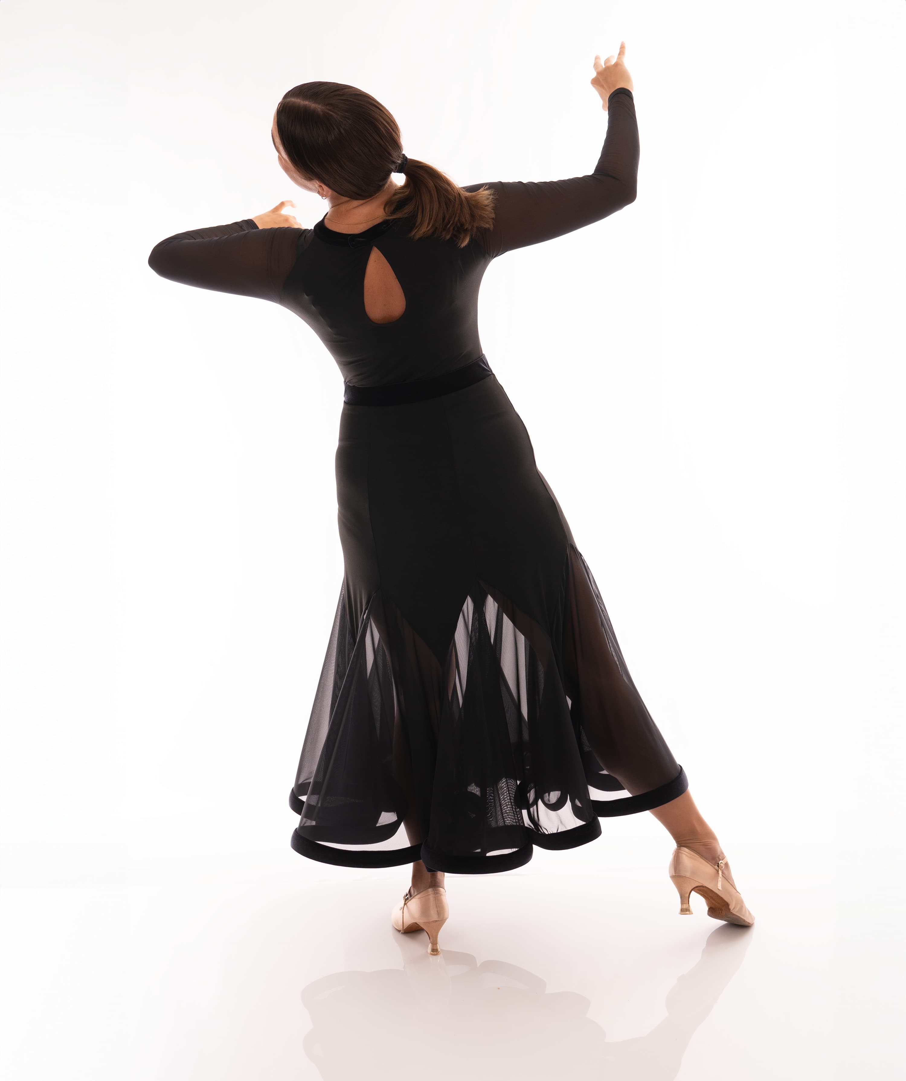 Ballroom Skirt w inserts