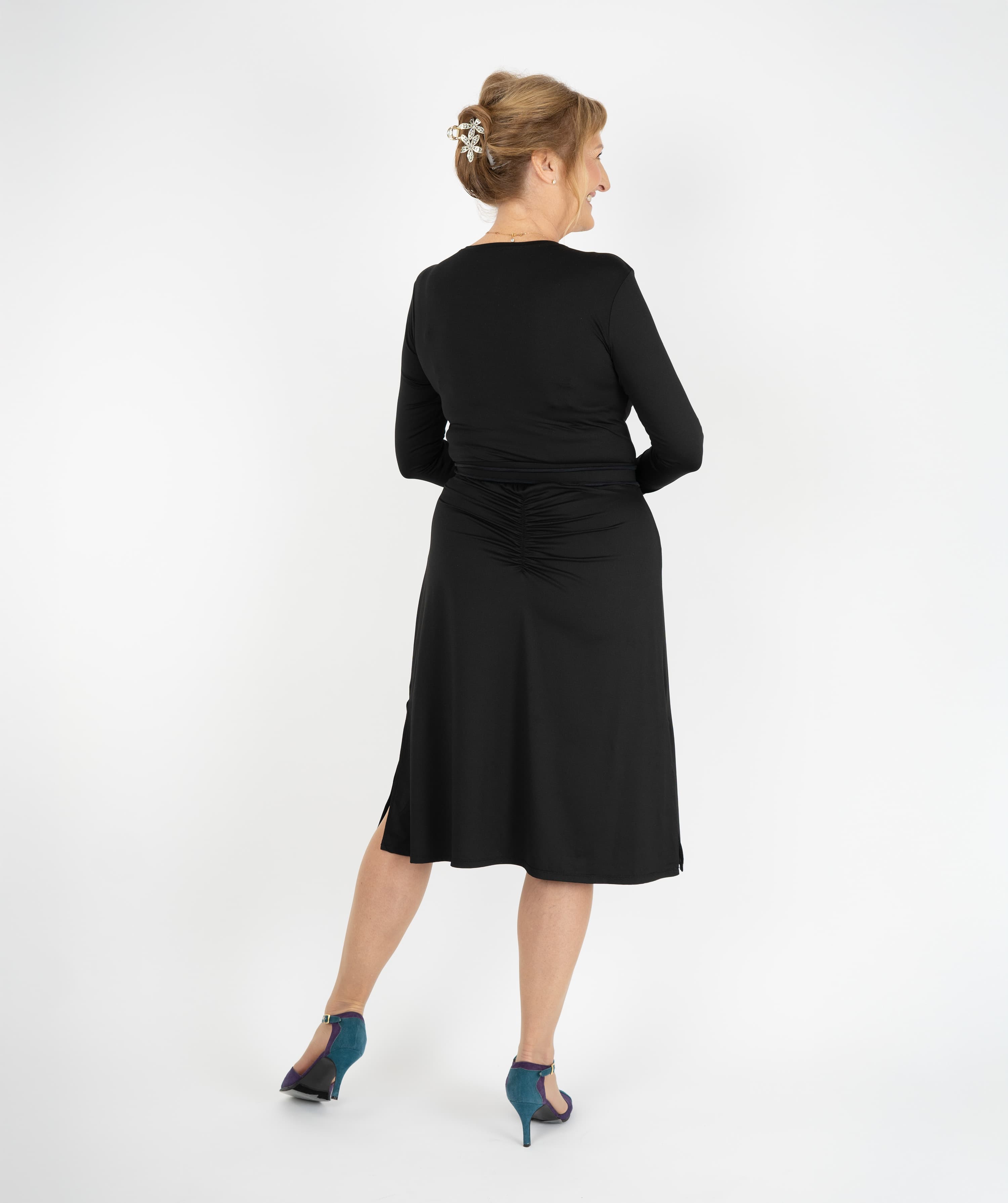 Whip Latin Skirt | Slip Skirt with Side Slits